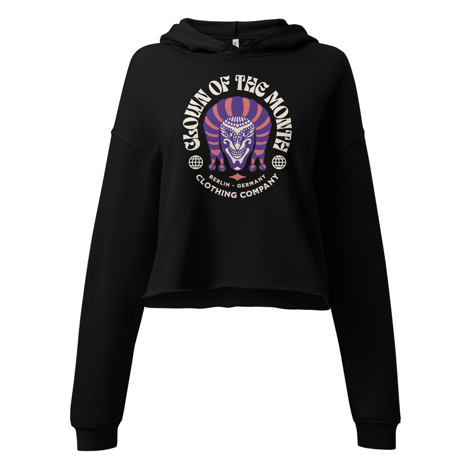 Clown of the Month Women's Cropped Hoodie