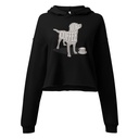 Coffee Dog Women's Cropped Hoodie