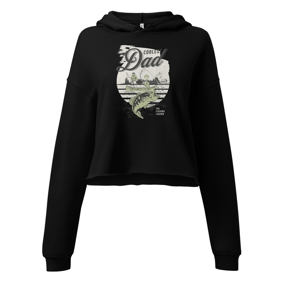 Coolest Dad Women's Cropped Hoodie