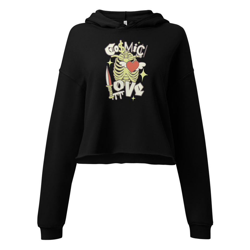 Cosmic Love (2) Women's Cropped Hoodie