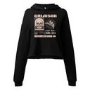 Crimson Women's Cropped Hoodie