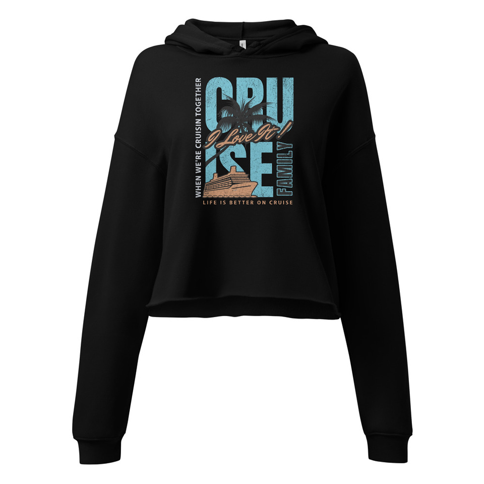 Cruise Ship Women's Cropped Hoodie