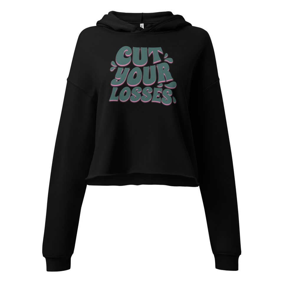 Cut your Losses Women's Cropped Hoodie