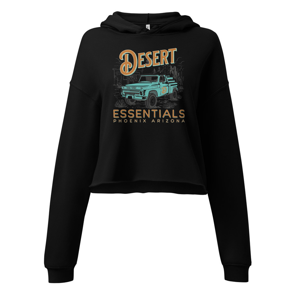 desert Women's Cropped Hoodie