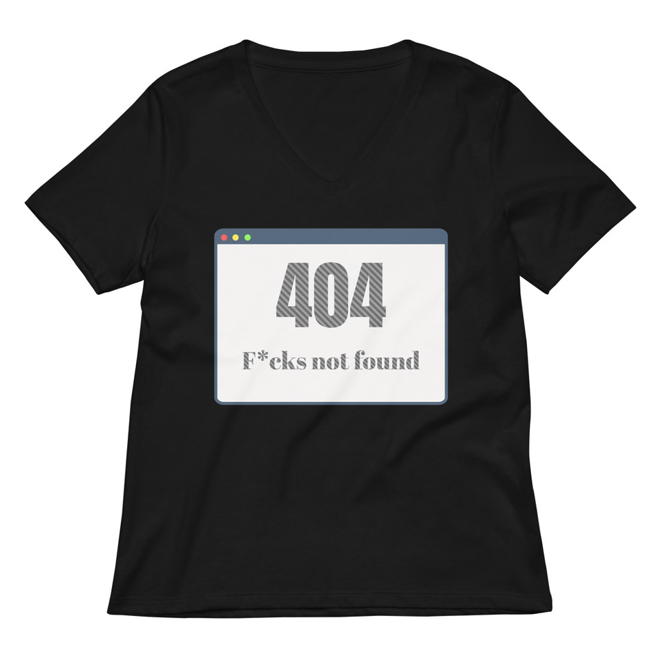 404 Women's Relaxed V-Neck T-Shirt
