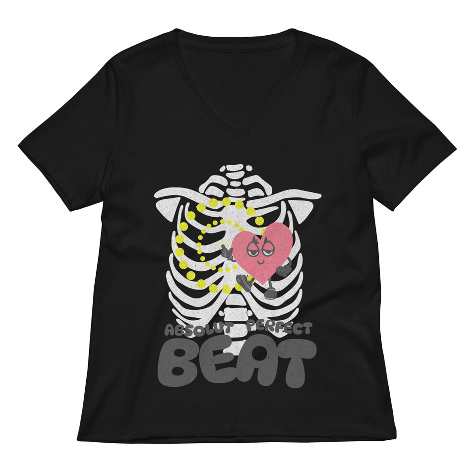 Absolut Perfect Beat Women's Relaxed V-Neck T-Shirt
