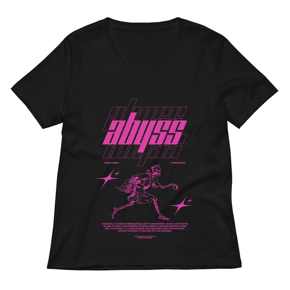 Abyss Women's Relaxed V-Neck T-Shirt
