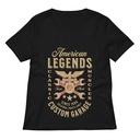 American Legends Garage - Eagle Women's Relaxed V-Neck T-Shirt