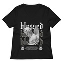 Angel Women's Relaxed V-Neck T-Shirt