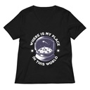 Astronaut Women's Relaxed V-Neck T-Shirt
