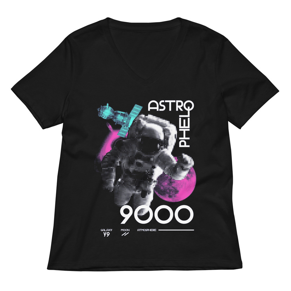 Astrophel 9000 Women's Relaxed V-Neck T-Shirt