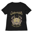 Band Merchandise Tour Illustration Women's Relaxed V-Neck T-Shirt