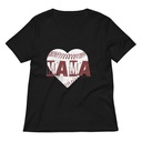 Baseball MAMA Women's Relaxed V-Neck T-Shirt