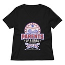 Baseball Mom Of A Graduate Women's Relaxed V-Neck T-Shirt
