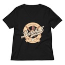 Baseball Team - College Sports Women's Relaxed V-Neck T-Shirt