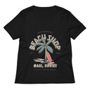 Beach Shop Women's Relaxed V-Neck T-Shirt
