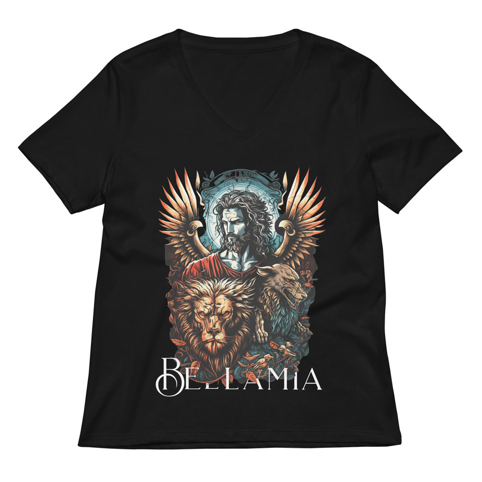Bellamia Women's Relaxed V-Neck T-Shirt