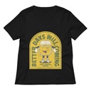 Better Days Will Coming Women's Relaxed V-Neck T-Shirt