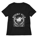 BEVERLY HILLS POLO CLUB Women's Relaxed V-Neck T-Shirt