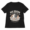Big Rocks Climbing - Outdoor Adventure Women's Relaxed V-Neck T-Shirt