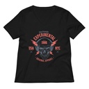 Blacksmith Experimental - Rock Skull Women's Relaxed V-Neck T-Shirt