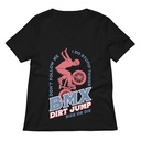 BMX Dirt Jump - Extreme Sports Women's Relaxed V-Neck T-Shirt