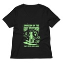 Body Snatchers - UFO Invasion Women's Relaxed V-Neck T-Shirt