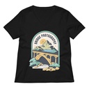 Bridge Photography - Scenic Women's Relaxed V-Neck T-Shirt
