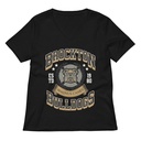 Brockton Bulldogs Women's Relaxed V-Neck T-Shirt
