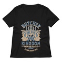 Butcher Kingdom - Royal Women's Relaxed V-Neck T-Shirt