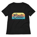 Cali Surf Camp - Outdoor Women's Relaxed V-Neck T-Shirt