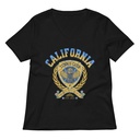 CALIFORNIA TENNIS PROFESSIONALS Women's Relaxed V-Neck T-Shirt
