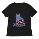 Cats Lovers Women's Relaxed V-Neck T-Shirt