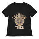CHAMPION TIGER NYC Women's Relaxed V-Neck T-Shirt