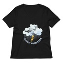 Cloud Whisperer - Rainy Weather Women's Relaxed V-Neck T-Shirt