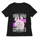 Control your Mind Women's Relaxed V-Neck T-Shirt
