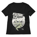 Coolest Dad Women's Relaxed V-Neck T-Shirt