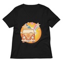 Crafted in Kittl Women's Relaxed V-Neck T-Shirt