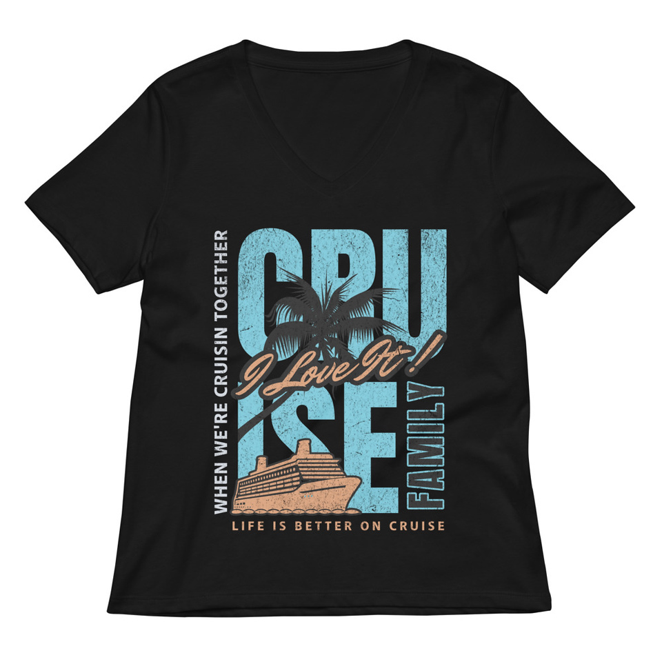 Cruise Ship Women's Relaxed V-Neck T-Shirt