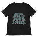 Cut your Losses Women's Relaxed V-Neck T-Shirt