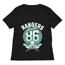Dallas Rangers - Old School Sports Women's Relaxed V-Neck T-Shirt