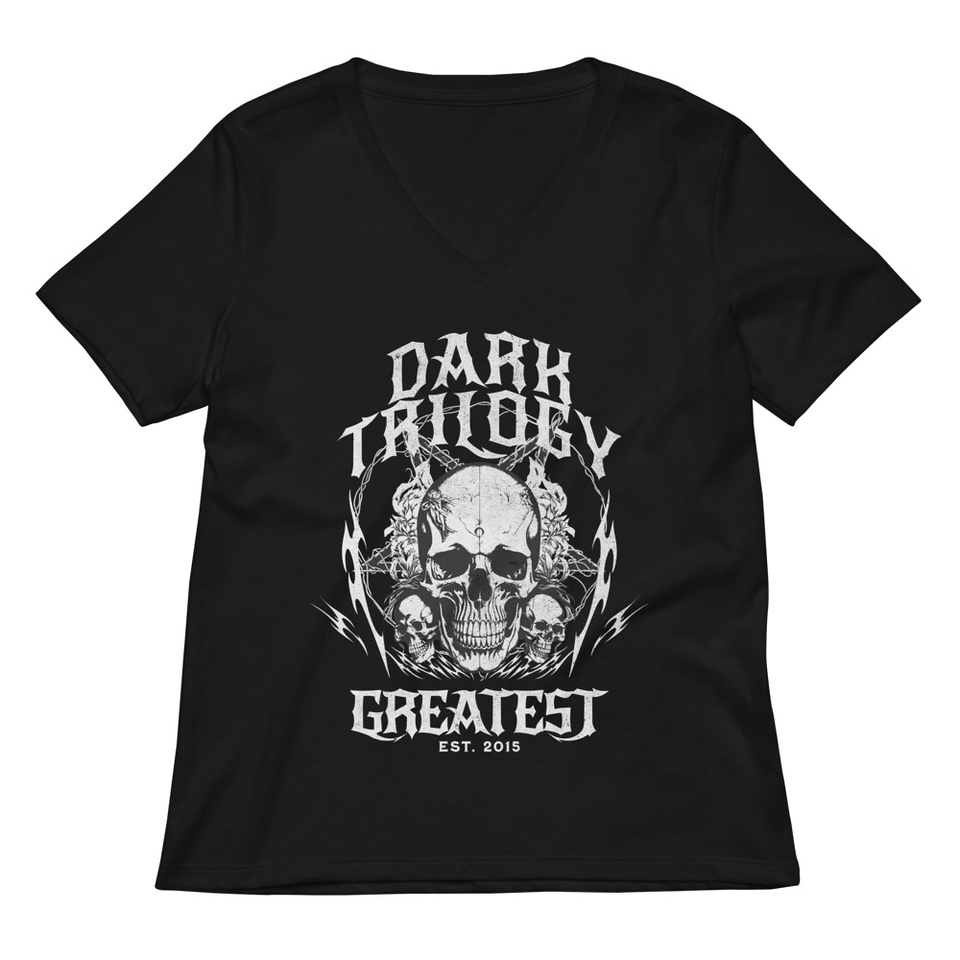 Dark Trilogy Women's Relaxed V-Neck T-Shirt