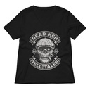 DEAD MEN TELL NO TALES Women's Relaxed V-Neck T-Shirt