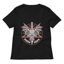 DEMON DEATH Women's Relaxed V-Neck T-Shirt