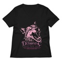 Demoniac Dominion Women's Relaxed V-Neck T-Shirt