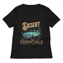 desert Women's Relaxed V-Neck T-Shirt