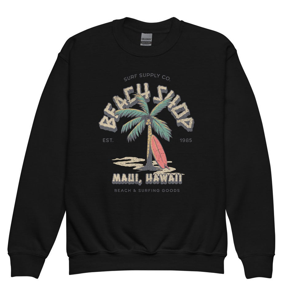 Beach Shop Youth Crew Neck Sweatshirt