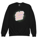 Best Mom Ever - Retro Typography Youth Crew Neck Sweatshirt