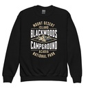 Blackwoods Campground - Mountain Adventure Youth Crew Neck Sweatshirt