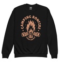 Camping Bonfire - Firewood Youth Crew Neck Sweatshirt